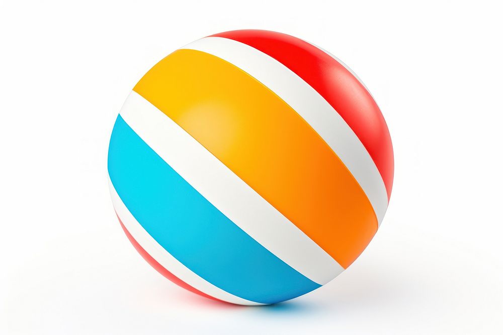 Ball sphere sports white background. AI generated Image by rawpixel.