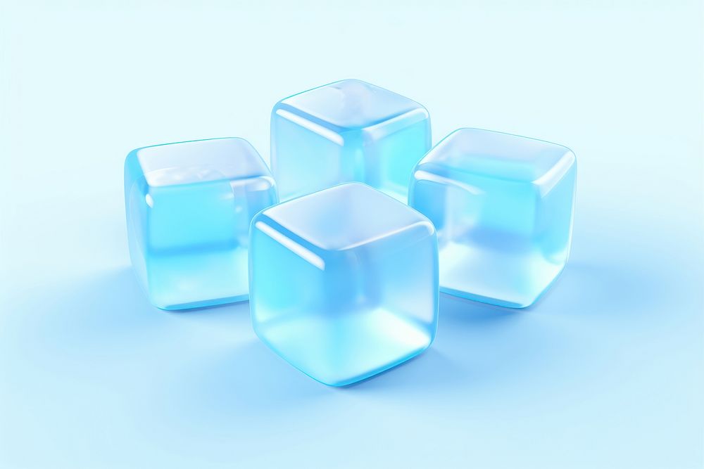 Ice jewelry crystal azure. AI generated Image by rawpixel.