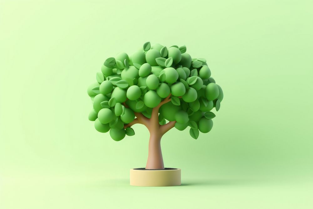 Tree plant green food. AI generated Image by rawpixel.