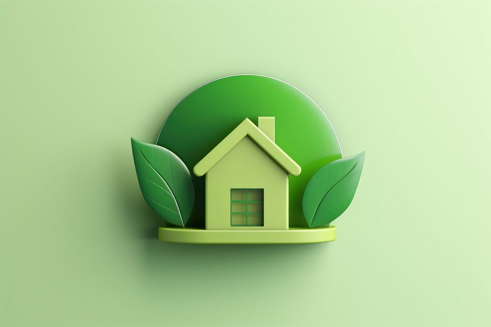 Green home architecture building. AI generated Image by rawpixel.