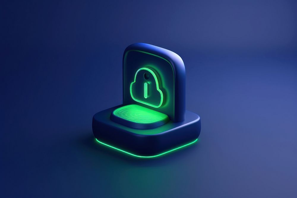 Light green blue technology. AI generated Image by rawpixel.