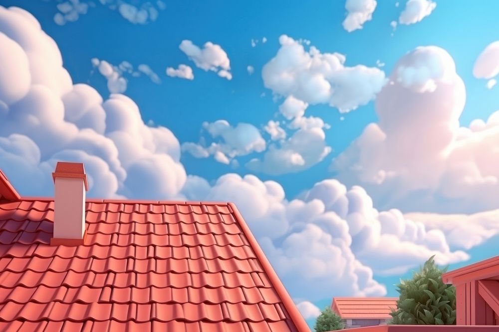 House roof sky architecture. 