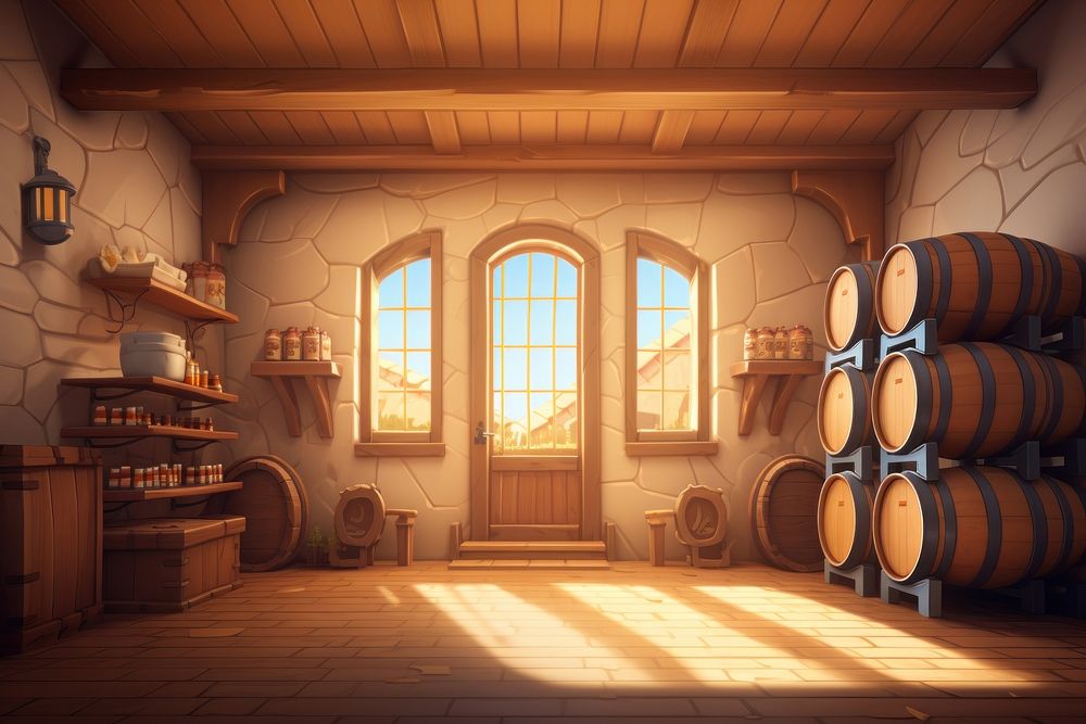 Room wine winery architecture. AI generated Image by rawpixel.