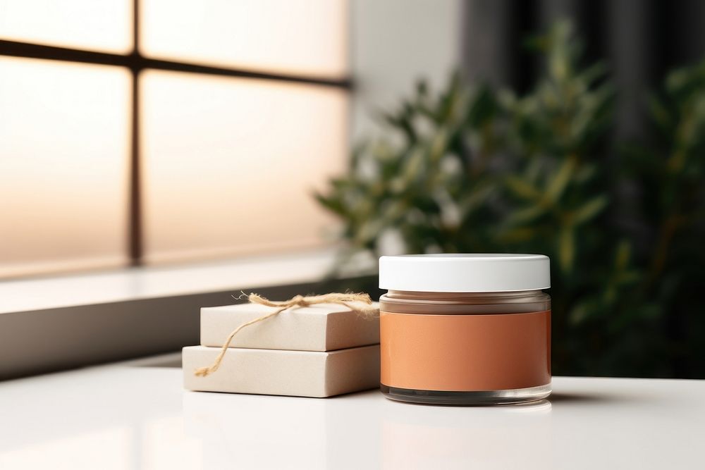 Cosmetics container lighting ribbon. AI generated Image by rawpixel.