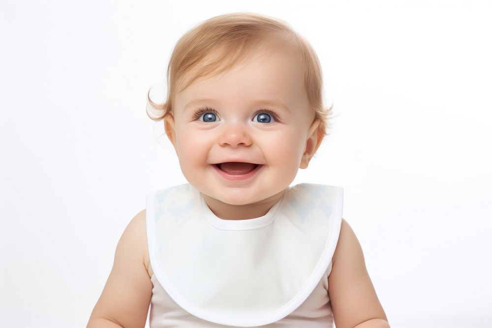 Baby portrait smile photo. 