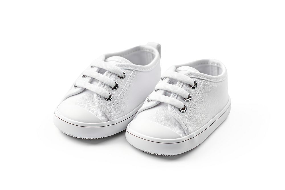 Shoe footwear white pair. AI generated Image by rawpixel.