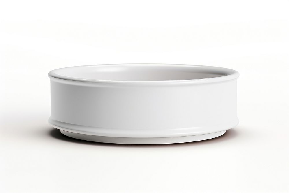 Bowl porcelain white white background. AI generated Image by rawpixel.