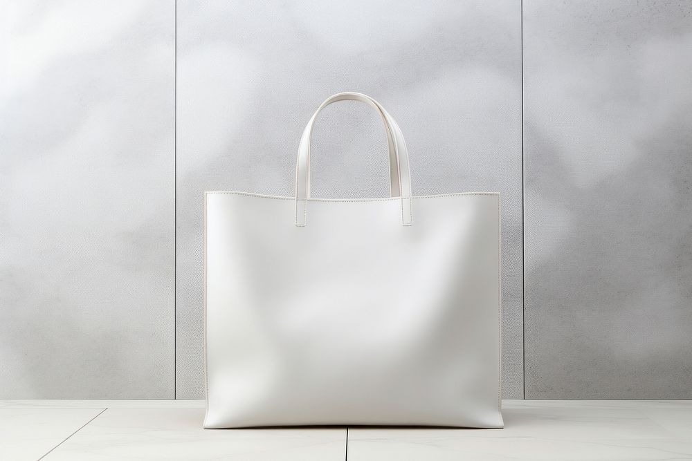 Bag handbag white accessories. AI generated Image by rawpixel.