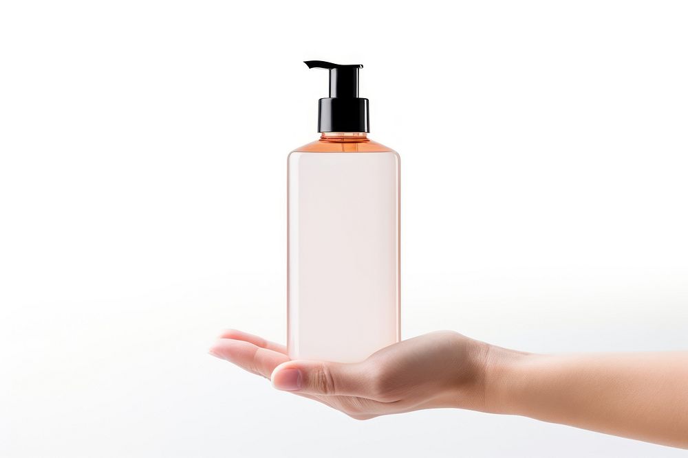 Bottle cosmetics perfume holding. AI generated Image by rawpixel.