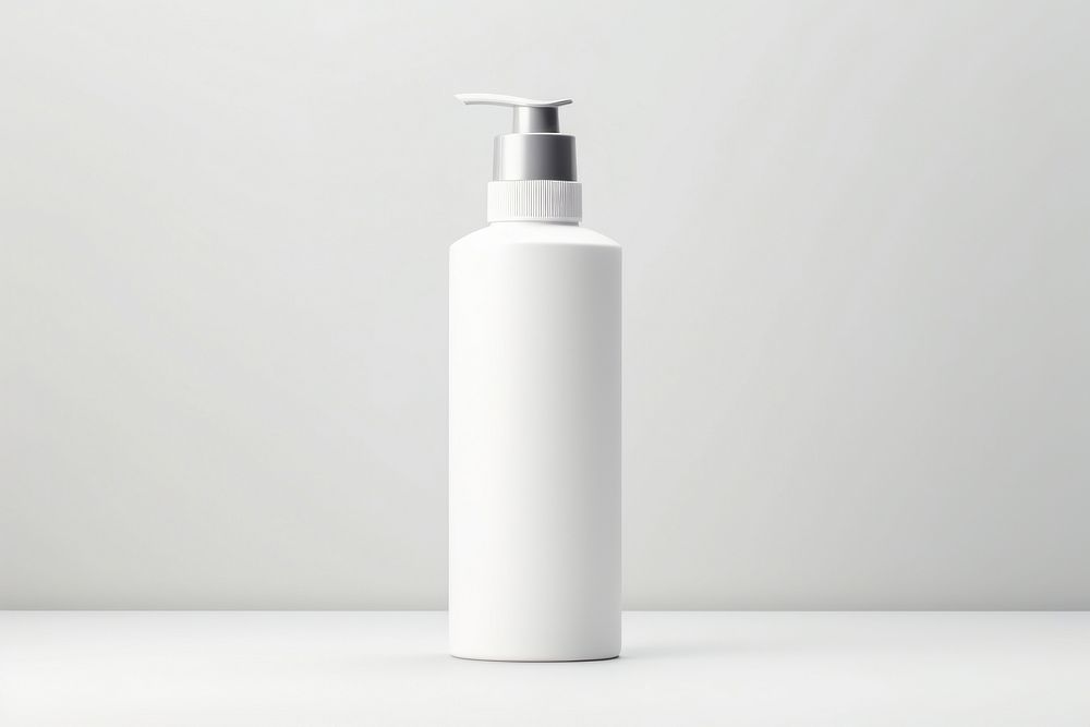 Bottle cylinder white background container. AI generated Image by rawpixel.