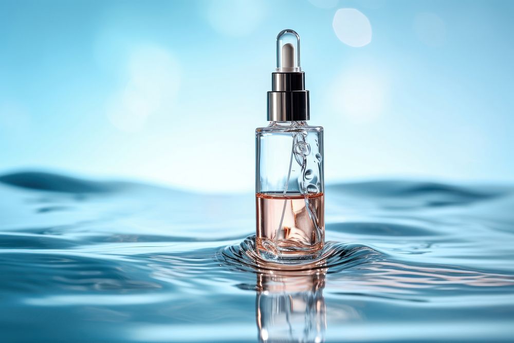 Cosmetics perfume bottle water. AI generated Image by rawpixel.