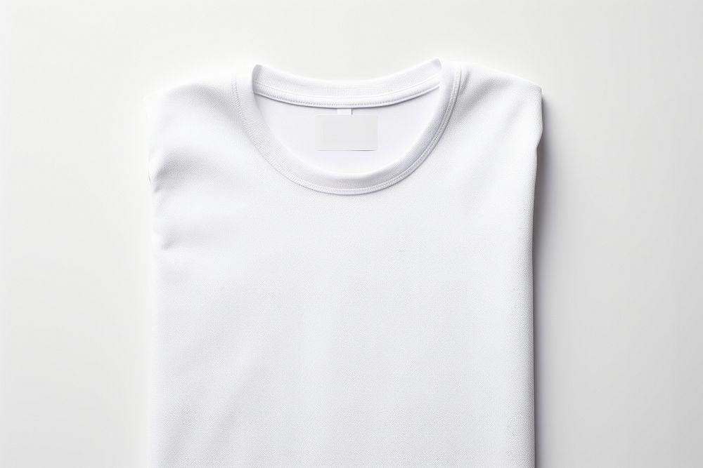 White clothing t-shirt fashion. AI generated Image by rawpixel.
