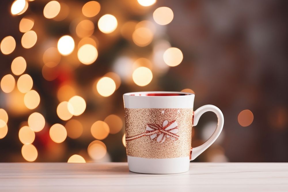 Mug christmas holiday coffee. AI generated Image by rawpixel.