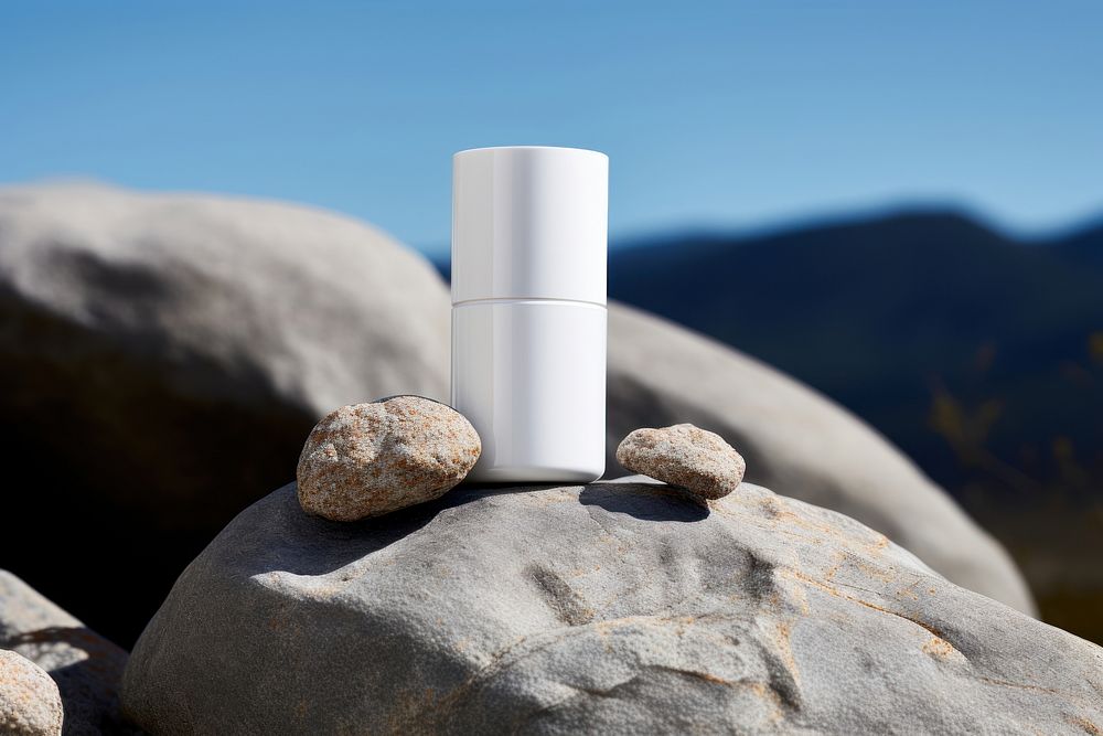 Rock outdoors cylinder nature. AI generated Image by rawpixel.