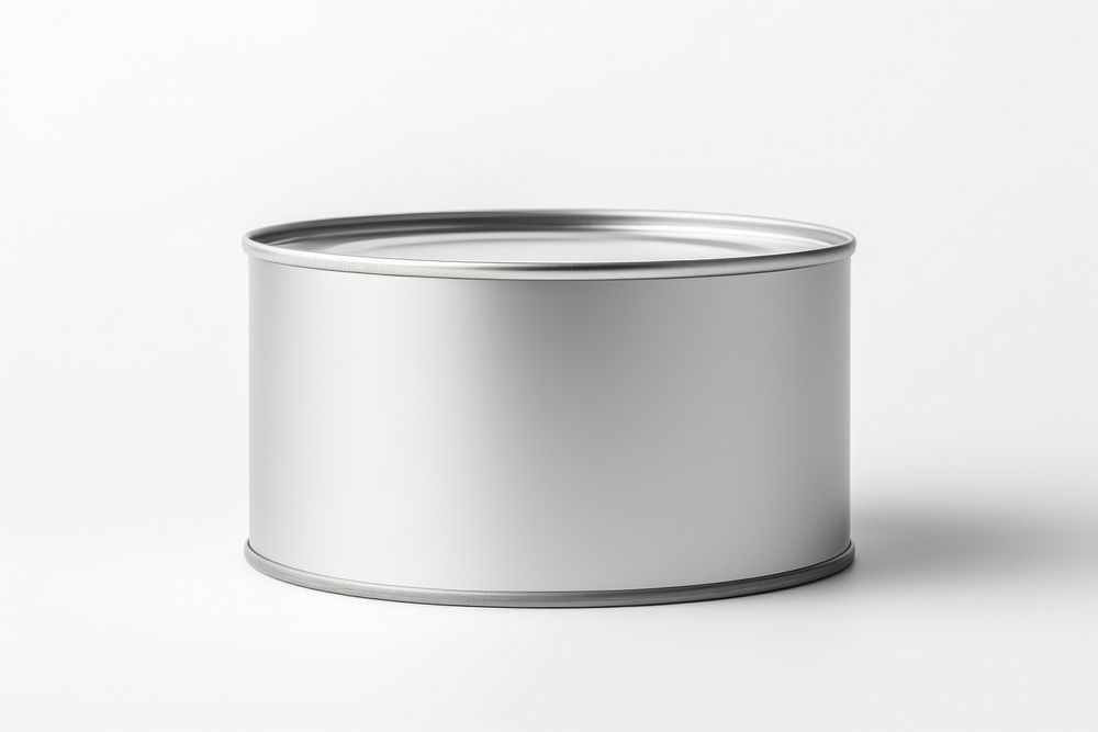 Aluminum white background container aluminium. 