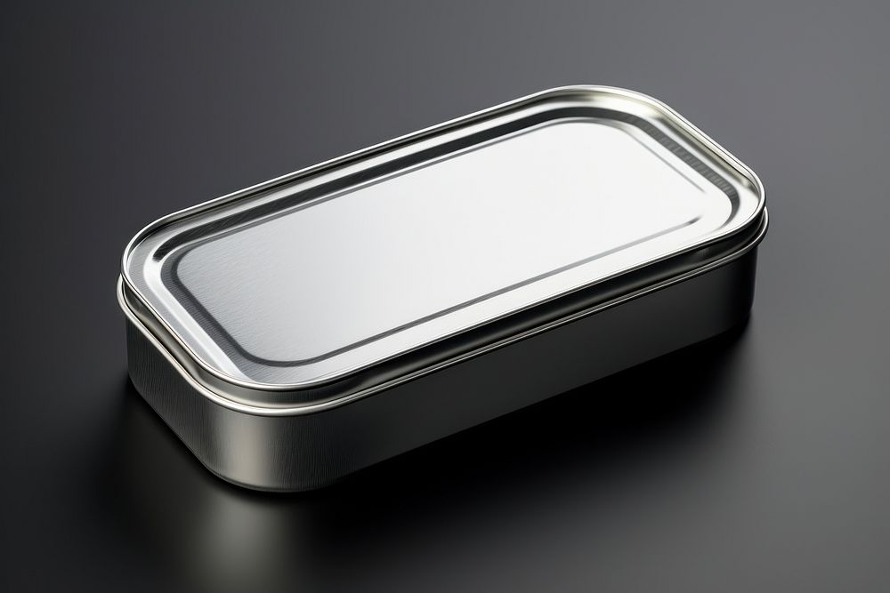 Silver platinum container aluminum. AI generated Image by rawpixel.