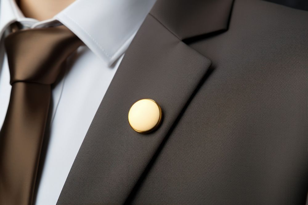 Necktie button blazer suit. AI generated Image by rawpixel.