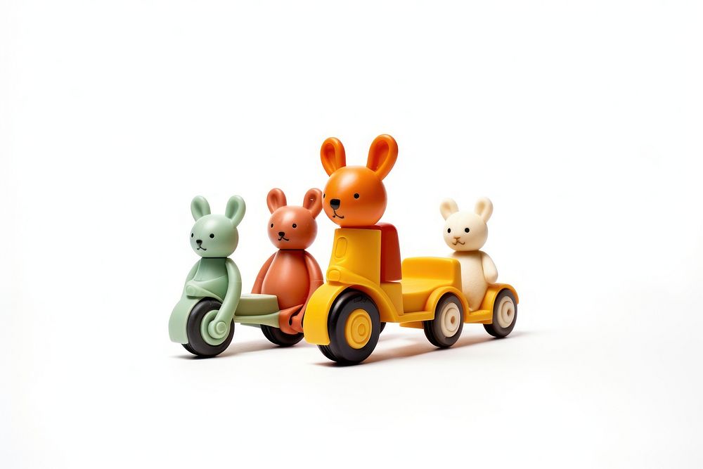 Toys vehicle white background representation. AI generated Image by rawpixel.