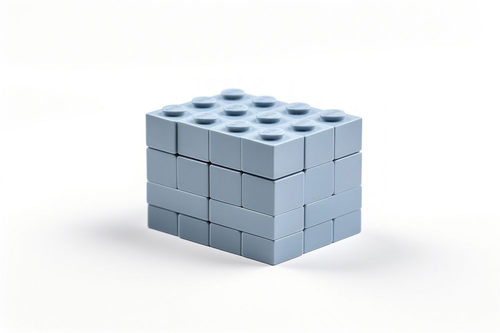Toy brick white background furniture puzzle. AI generated Image by rawpixel.