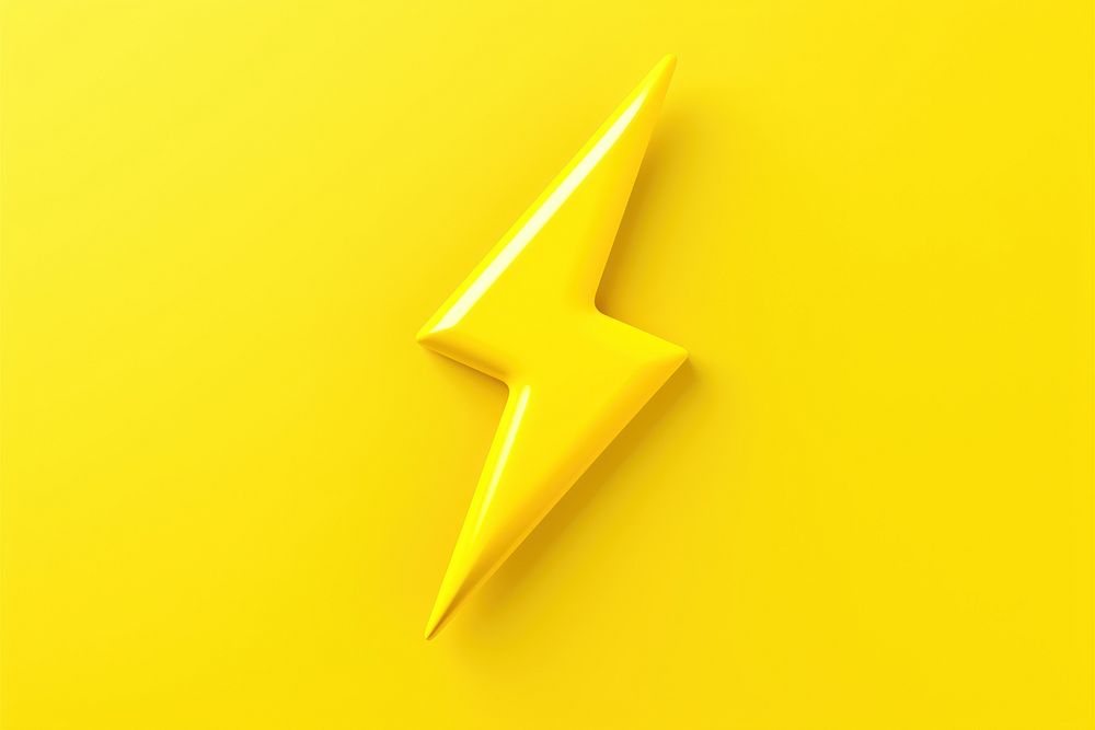 Yellow lightning electricity weaponry. 