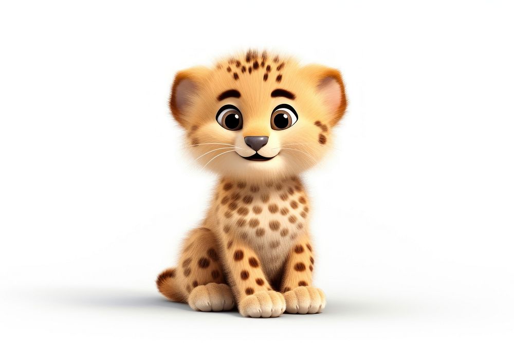 Cheetah wildlife leopard mammal. AI generated Image by rawpixel.