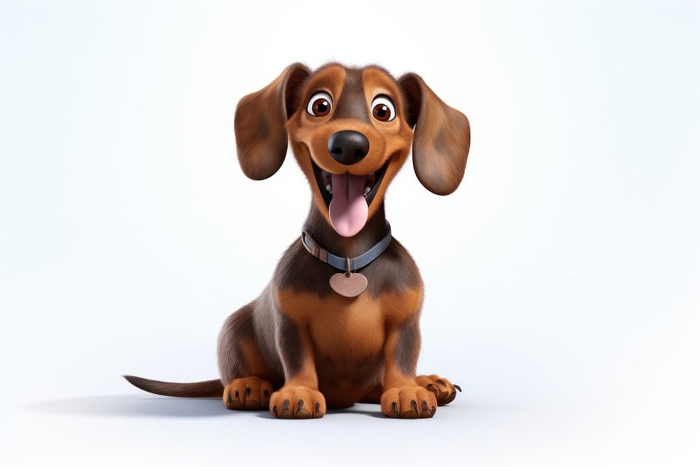 Dog dachshund animal mammal. AI generated Image by rawpixel.