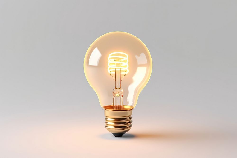 Light lightbulb lamp electricity. AI generated Image by rawpixel.