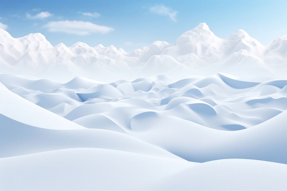 Snow backgrounds landscape mountain. AI generated Image by rawpixel.
