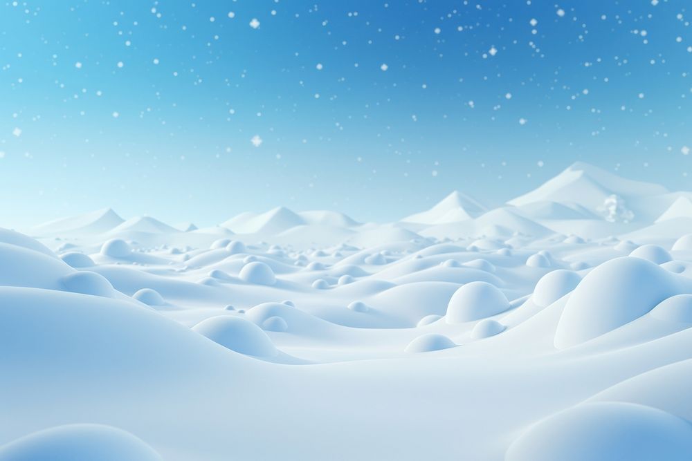 Snow backgrounds nature sky. 