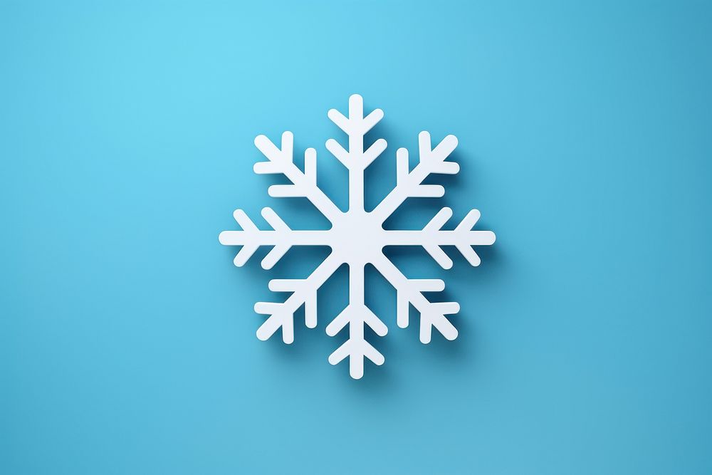 Snowflake symbol decoration christmas. AI generated Image by rawpixel.