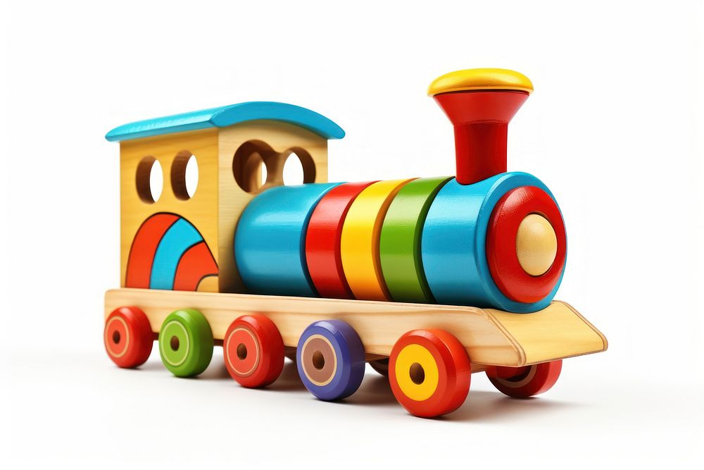 Train vehicle wheel toy. AI generated Image by rawpixel.