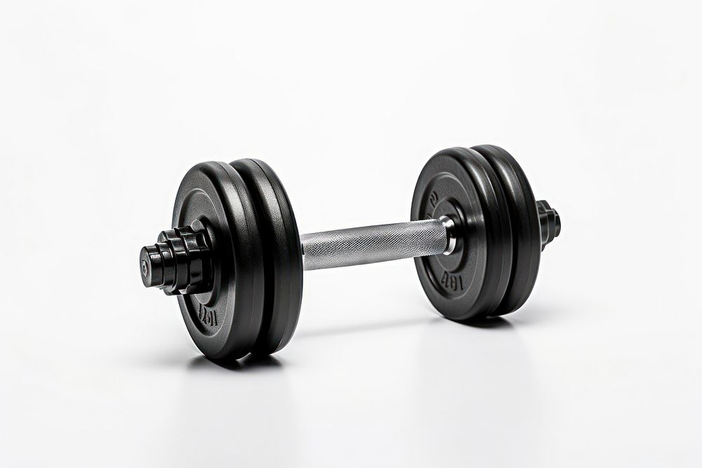 Dumbbell sports wheel black. AI generated Image by rawpixel.