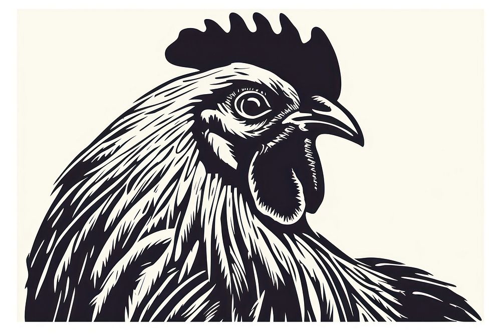 Chicken poultry animal black. AI generated Image by rawpixel.