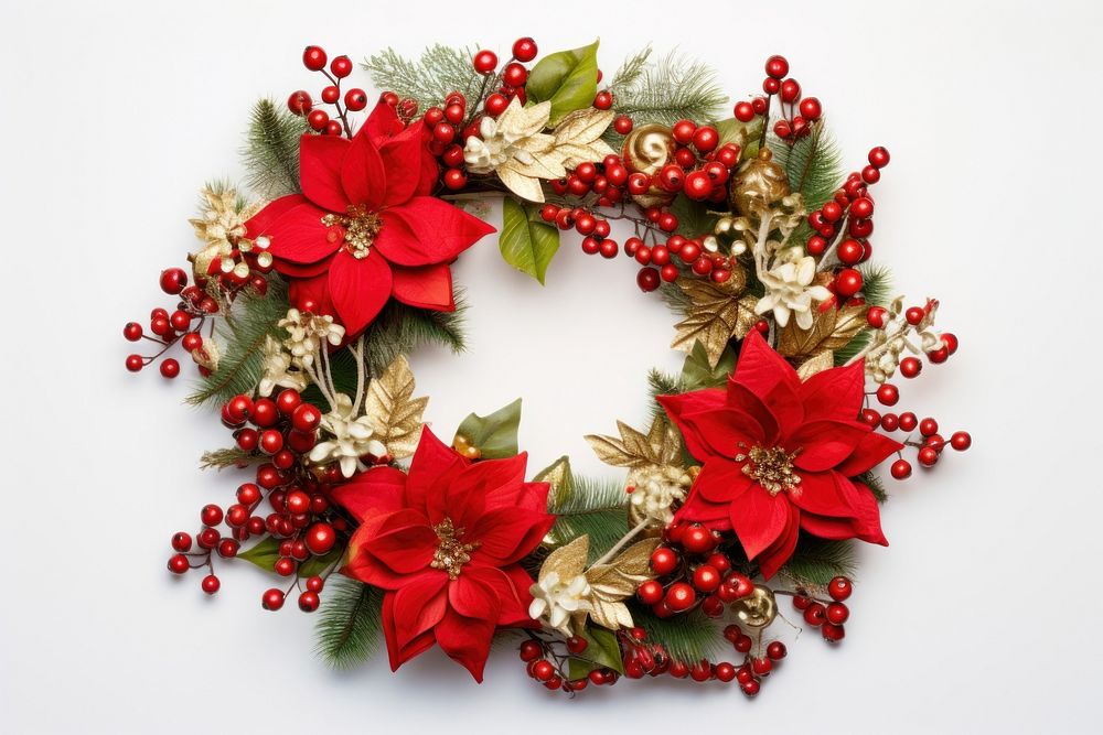 Wreath christmas celebration accessories. AI generated Image by rawpixel.