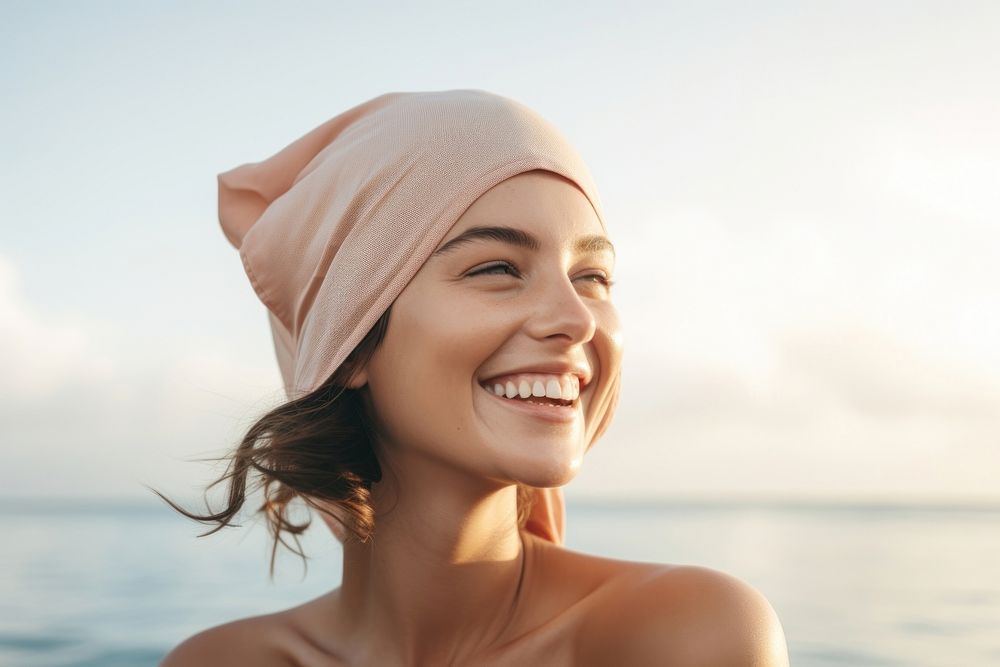 Outdoors summer adult smile. AI generated Image by rawpixel.