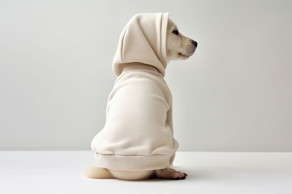 Sweatshirt animal mammal puppy. AI generated Image by rawpixel.