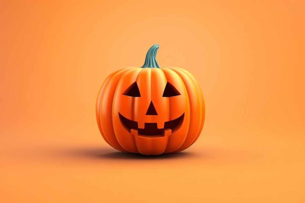 Halloween pumpkin vegetable plant. AI generated Image by rawpixel.