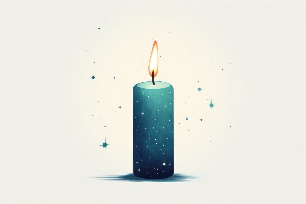 Candle fire illuminated celebration. AI generated Image by rawpixel.