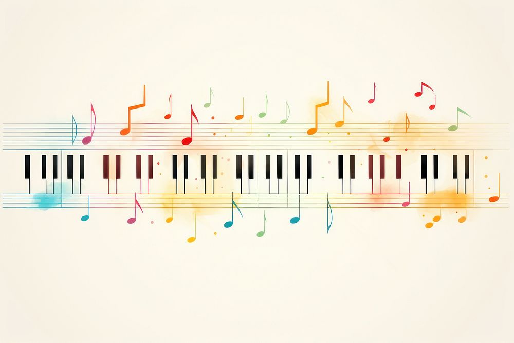 Piano paper music text. AI generated Image by rawpixel.