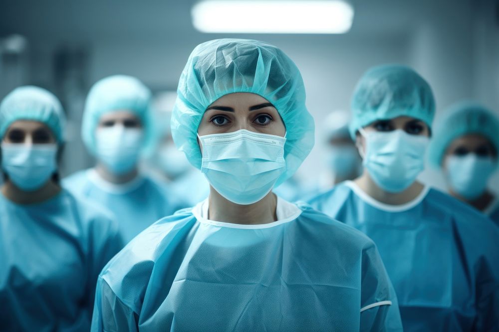 Hospital surgeon surgery doctor. AI generated Image by rawpixel.