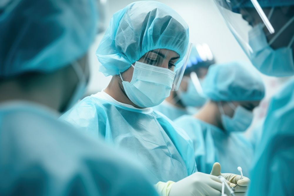 Hospital surgery surgeon doctor. AI generated Image by rawpixel.
