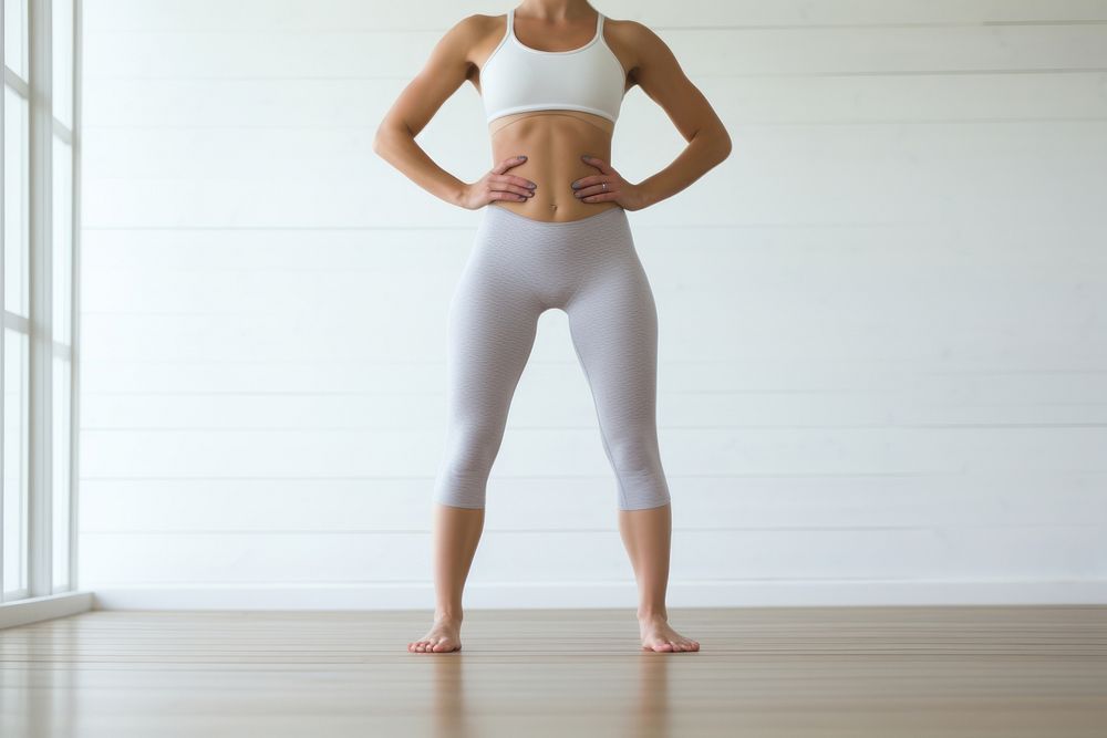 Sports yoga pants adult. AI generated Image by rawpixel.