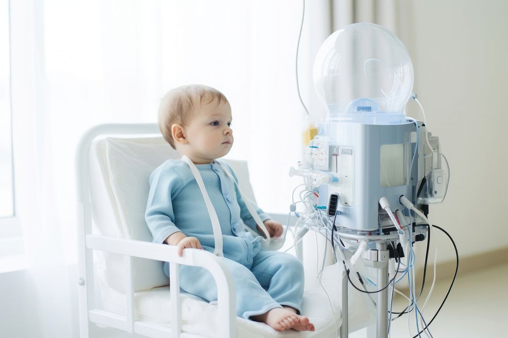 Hospital baby child medical equipment. AI generated Image by rawpixel.