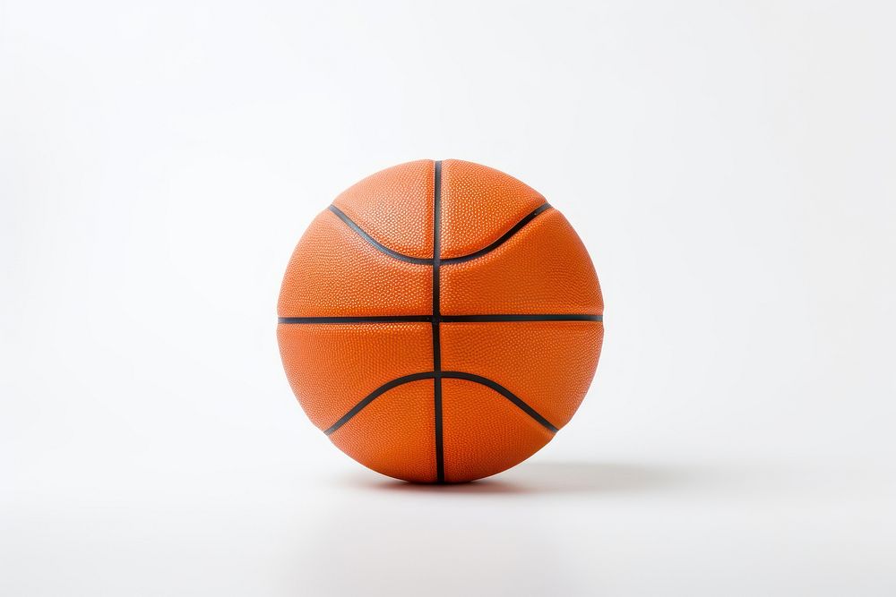 Basketball sports white background competition. AI generated Image by rawpixel.
