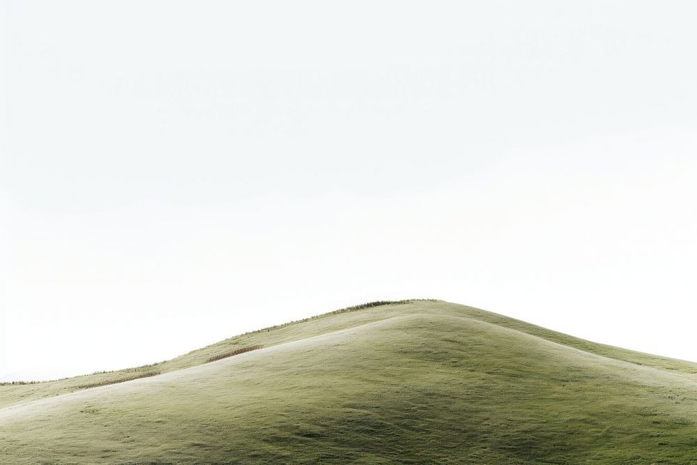 Hill landscape grassland outdoors. 