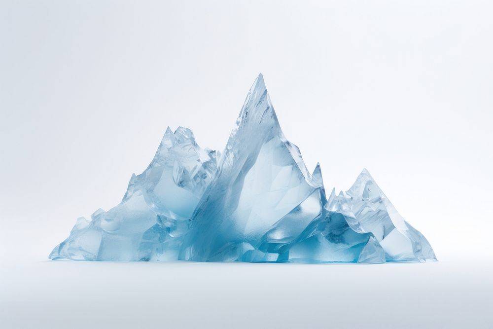 Ice mountain iceberg nature. AI generated Image by rawpixel.
