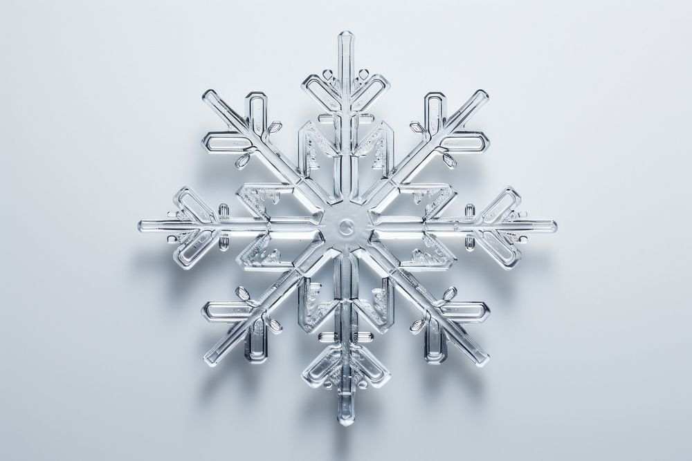 Snowflake white decoration christmas. AI generated Image by rawpixel.