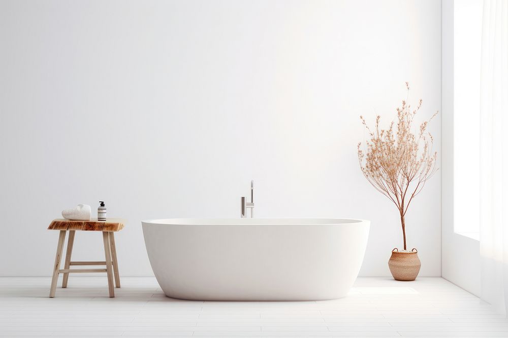 Bathroom bathtub white architecture.