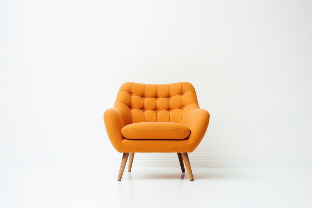 Chair furniture armchair cozy. AI generated Image by rawpixel.