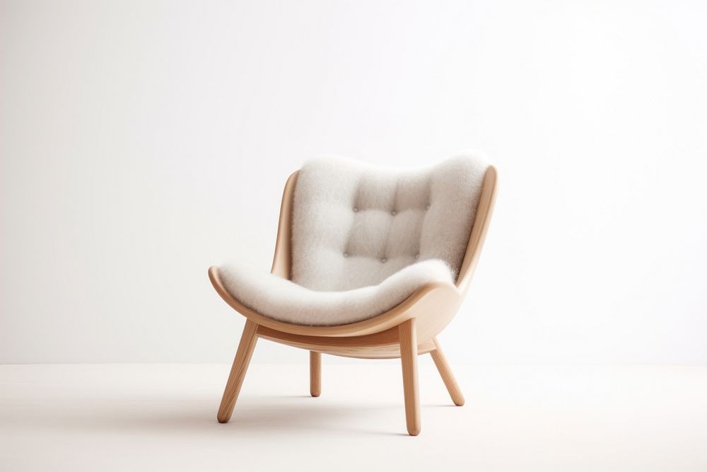 Chair furniture armchair cozy. AI generated Image by rawpixel.